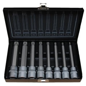 BATO Stifttopsæt 1/2" XZN 5-18. Lang 8 dele.