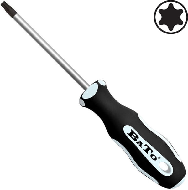BATO Skruetrækker Torx 6 x 75mm.