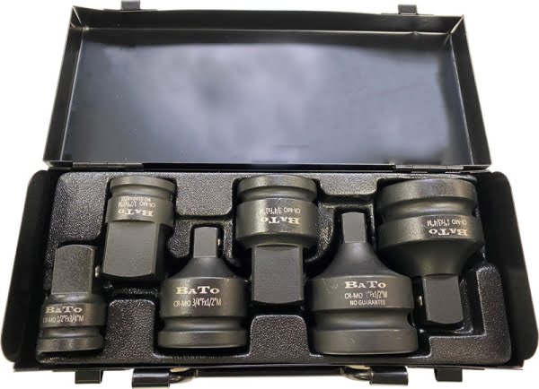 BATO Kraft Adaptersæt. 6 dele.