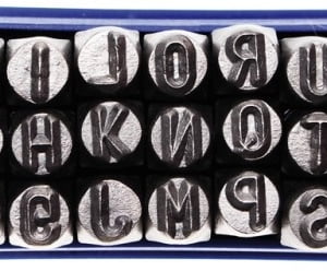 BGS Slagbogstaver 6mm 27 dele A-Z