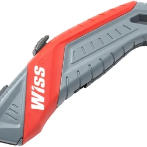 Wiss Sikkerhedskniv med auto tilbagetræk, inkl. knivblade.