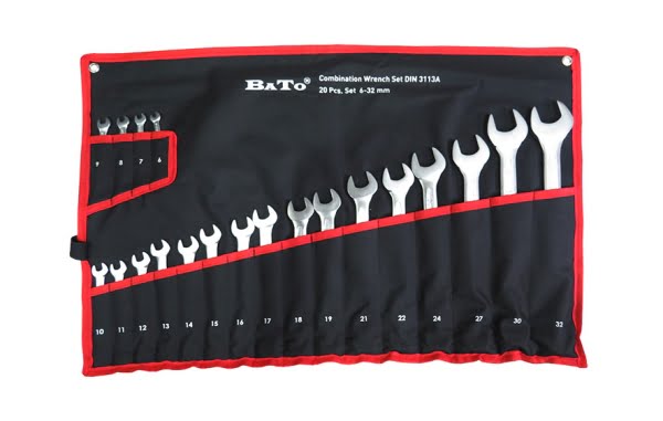 BATO Ringgaffelnøglesæt 6-32 mm. 20 dele