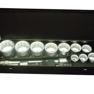BATO Topnøglesæt 1" 12-kt 36-80 mm