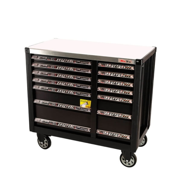 BATO Værktøjsvogn XXL 14 skuffer. Sort