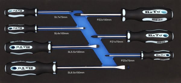 BATO Skruetrækkersæt Kærv/PZ. EVA 1/3.